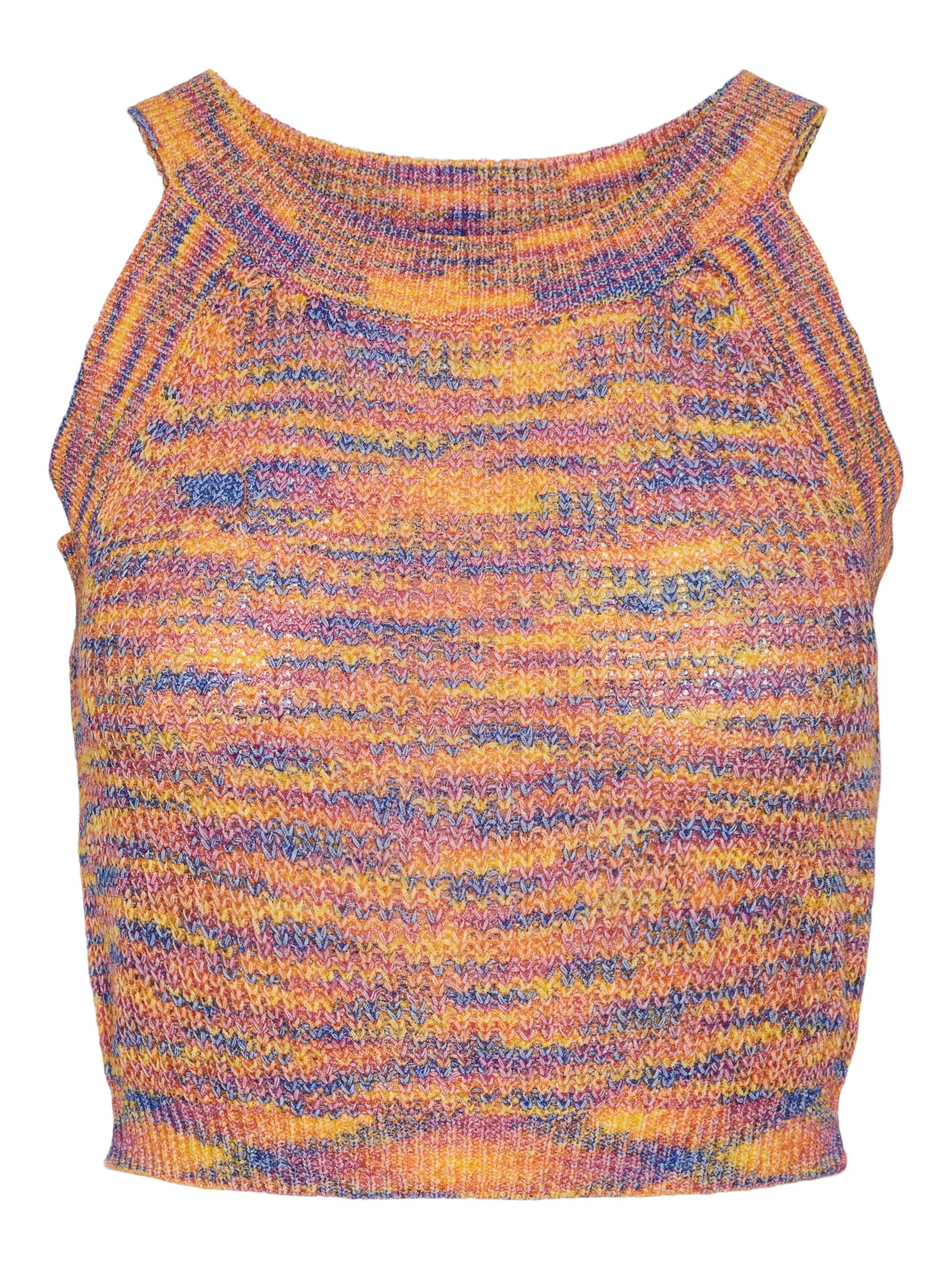 PIECES Knitted top 'KERA' in Orange: front