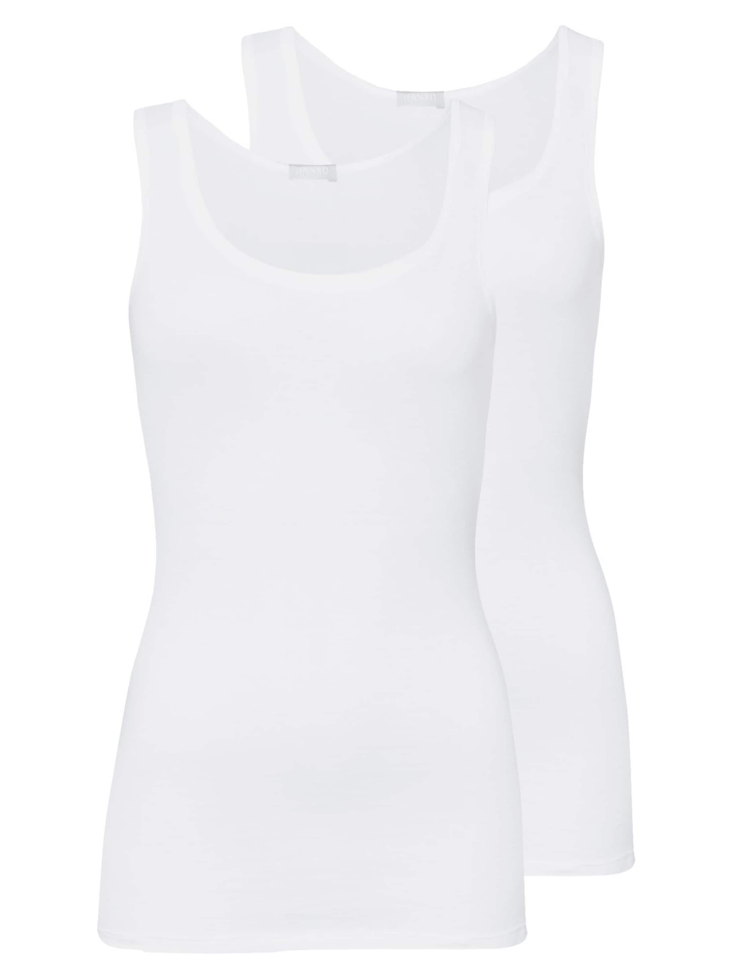 Hanro Unterhemd 'Ultralight'‌‌‌‌‌‌‌‌ in Weiß: Vorderseite