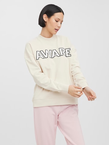 VERO MODA Sweatshirt 'Tori' in Beige: front