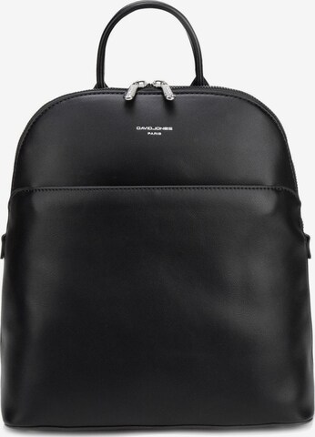 Zaino di David Jones in nero: frontale