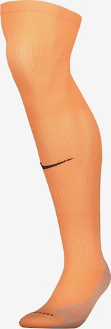 NIKE Soccer Socks in Orange: front
