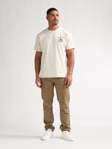 T-Shirt 'Calor' Petrol Industries en beige