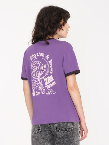 Volcom Shirt 'RINGER' in Purple