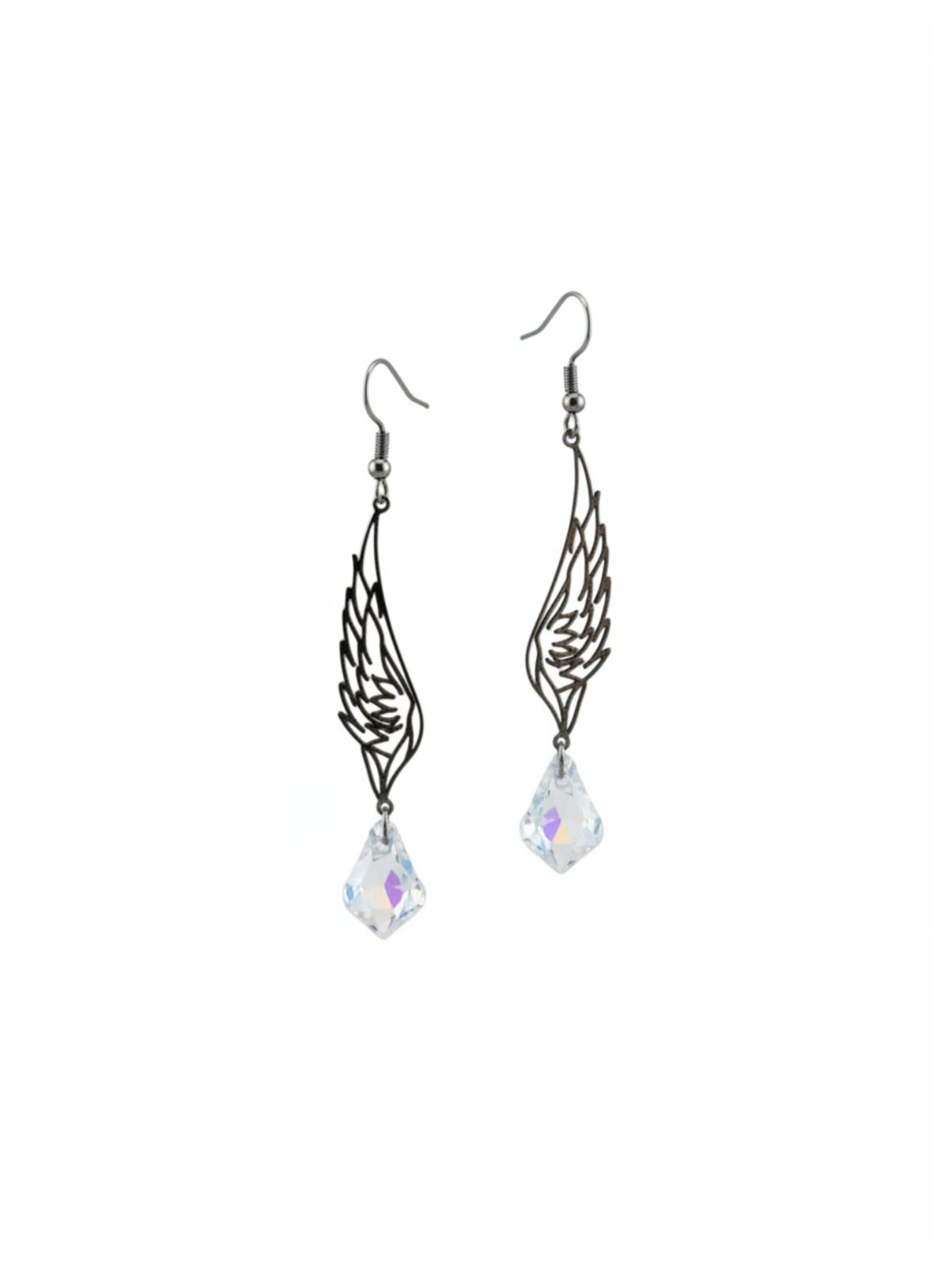 Prettysmarttwins Earrings 'Caeli' in Grey: front