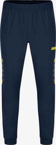 JAKO Tapered Workout Pants 'Challenge' in Blue: front