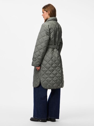 PIECES Winterjas in Groen