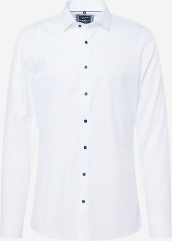 OLYMP Slim fit Koszula w kolorze biały: przód