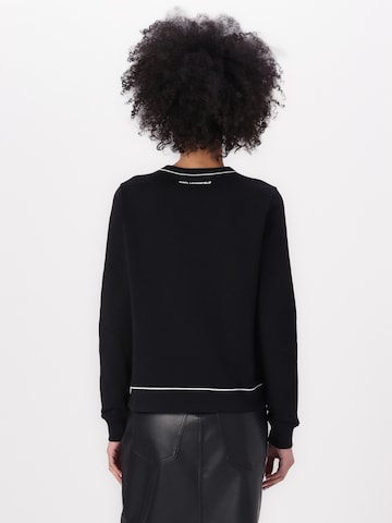Karl Lagerfeld Sweatshirt in Black: back