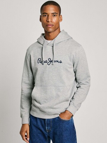 Sweat-shirt 'New Joe' Pepe Jeans en gris : devant