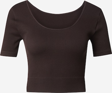 Maglia funzionale 'ONPJAIA' di ONLY PLAY in marrone: frontale