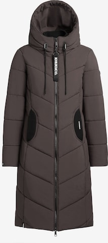 khujo Zimní kabát 'Aribay6' – šedá: přední strana