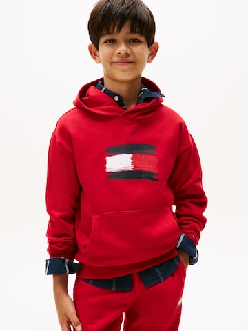 TOMMY HILFIGER Sweatshirt in Rood: voorkant