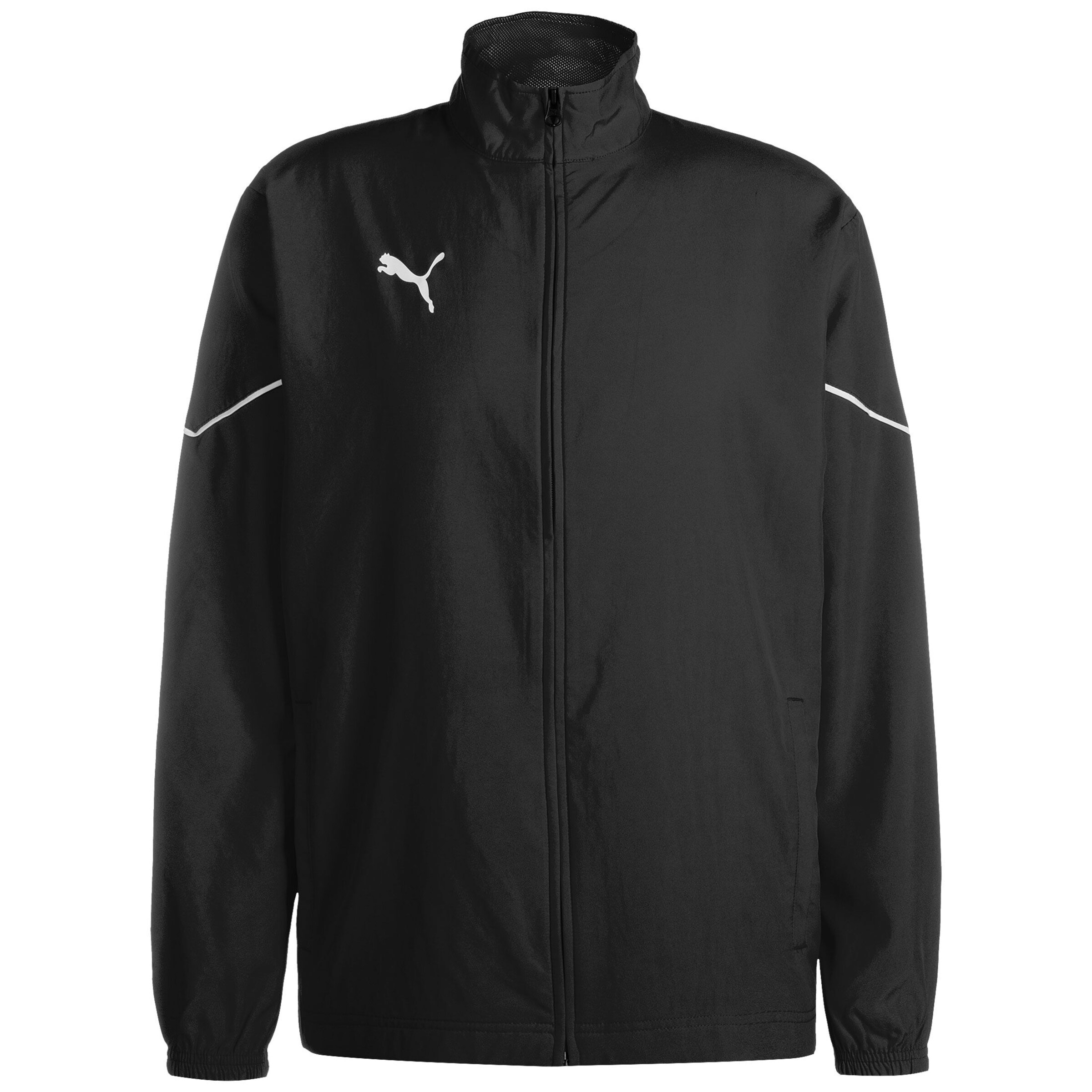 PUMA Sportjacke in Schwarz: Vorderseite