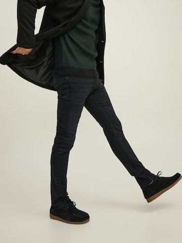 JACK & JONES Slimfit Jeans 'Tim' i svart