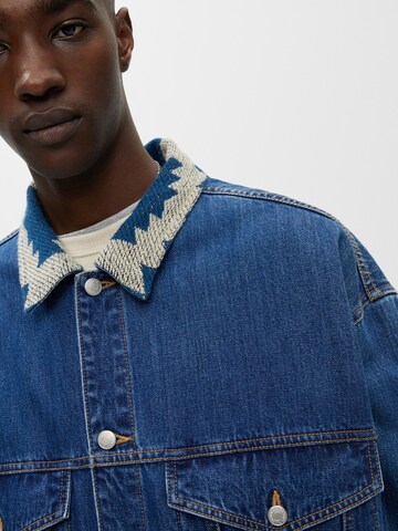 Pull&Bear Between-Season Jacket in Blue