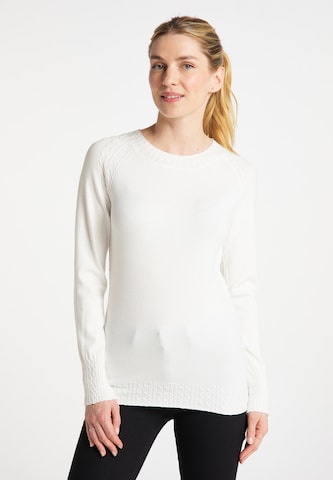 usha BLUE LABEL Sweater in White: front