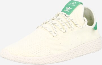 ADIDAS ORIGINALS Platform trainers 'Hu' in White: front