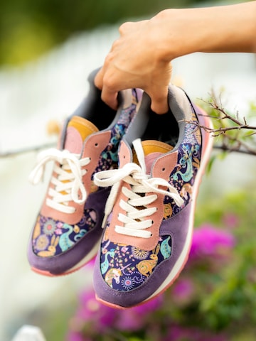 inkkas Sneaker low 'Saola - Vegan Premium Sneaker | Nachhaltig & Handgefertigt.' in Mischfarben