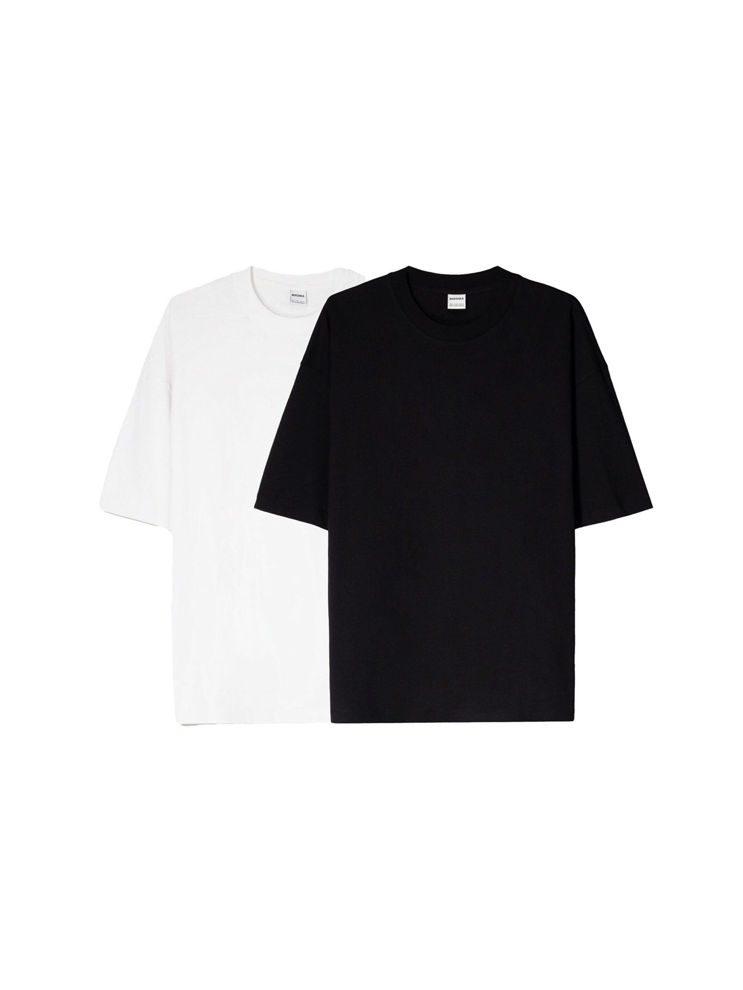 Bershka Póló - fekete: elől