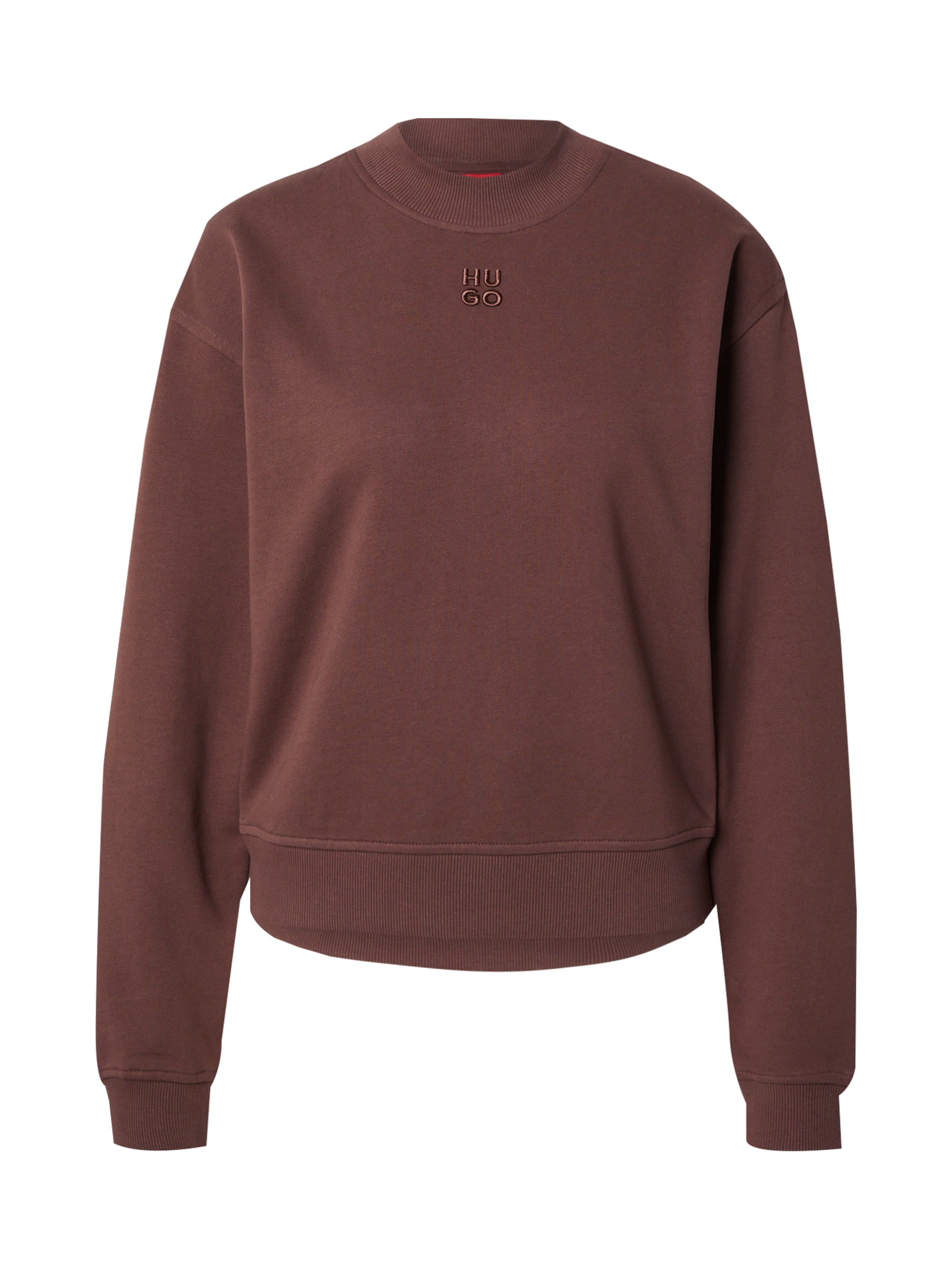 HUGO Μπλούζα φούτερ 'Daxandria' σε καφέ: μπροστά