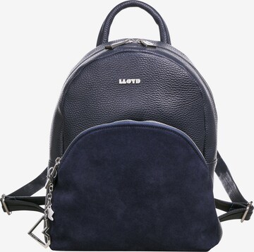 LLOYD Backpack in Blue: front