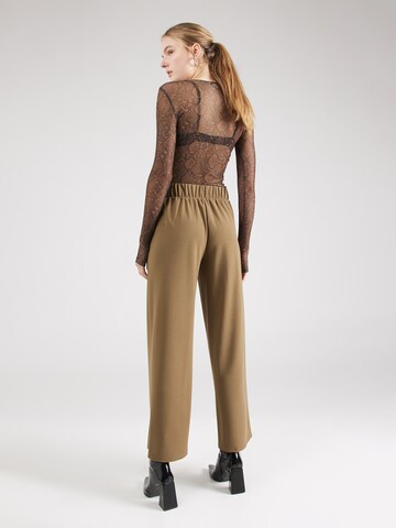 VERO MODA Wide Leg Hose in Grün