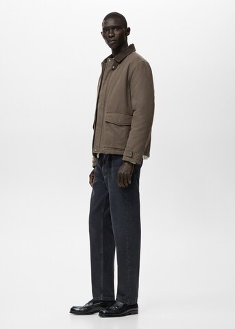 MANGO MAN Between-Season Jacket 'Chester' in Brown