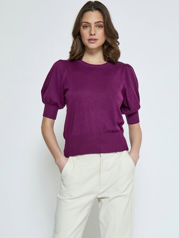 Pullover 'Liv' di minus in lilla: frontale