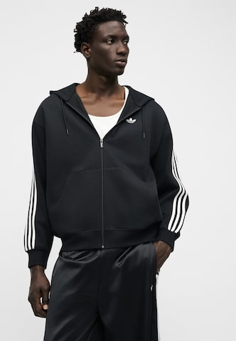 ADIDAS ORIGINALS Sweat jacket 'Adicolor' in Black