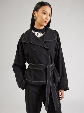 HUGO Between-seasons coat 'Aclara' in Black: front