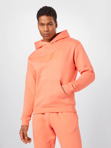 Sweat-shirt '428' ABOUT YOU x Mero en orange : devant