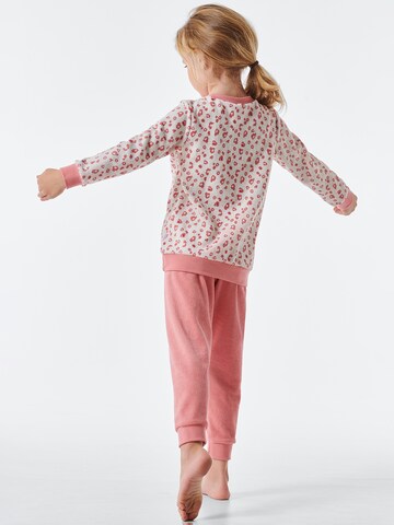 SCHIESSER Pajamas 'Cat Zoe' in Pink