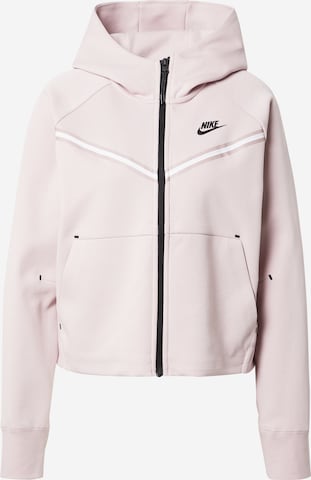 Nike Sportswear Sweatjakke i pink: forside