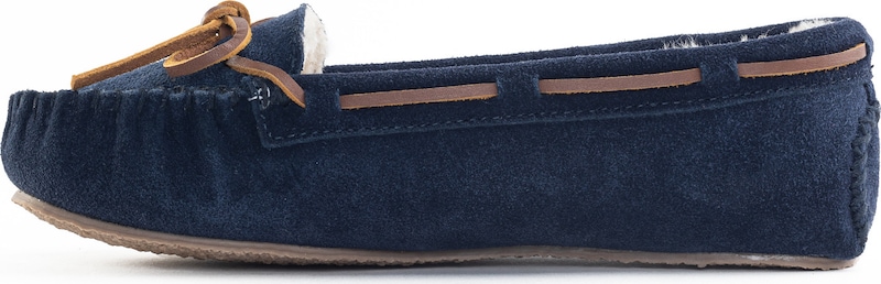 Minnetonka Mokassin 'Cally' in Navy PN6579 Minnetonka Mokassin 'Cally' in Navy PN6579