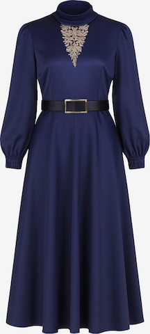 Robe de soirée MODAMIHRAM en bleu : devant