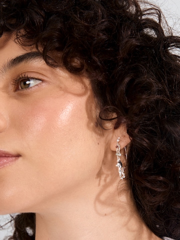 Pilgrim Серьги ' Tovin ' в Серебристый