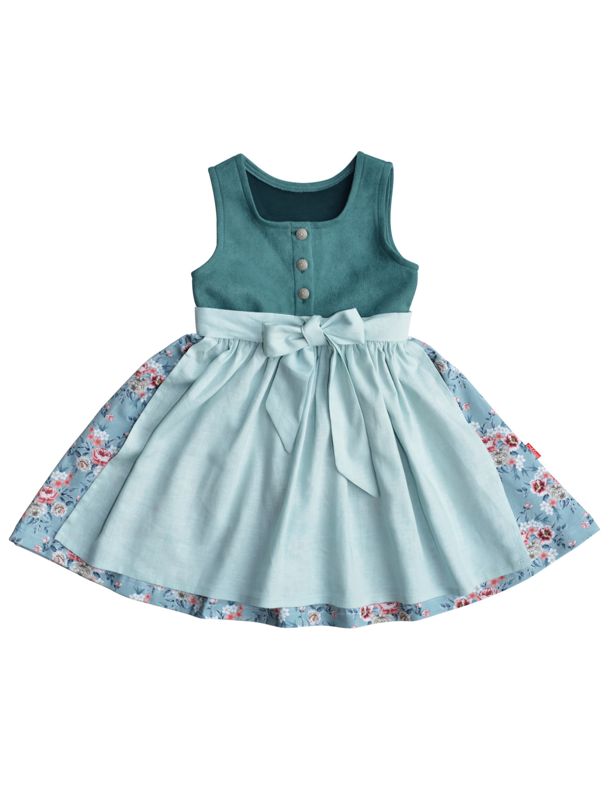 Mogo Kleid 'Savoia' in Grün: Vorderseite