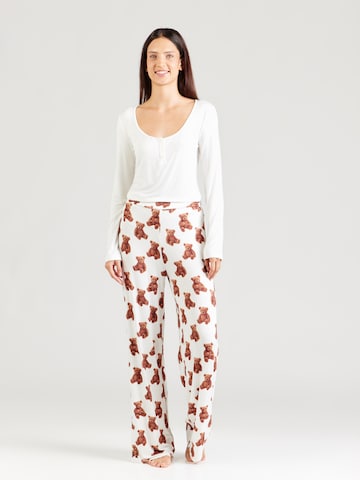 GUESS Pyjama 'ARIA' in Weiß: Vorderseite