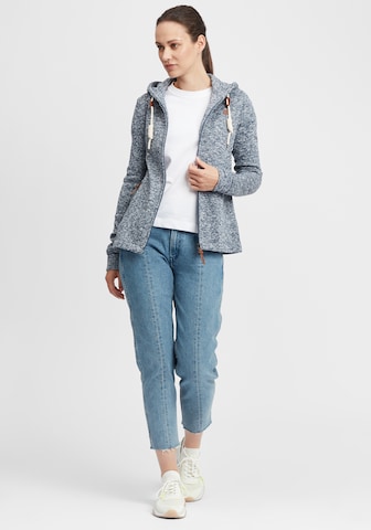 Oxmo Fleecejacke 'Thory' in Blau