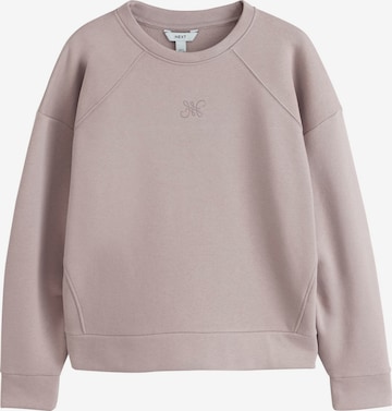 Sweat-shirt Next en marron : devant