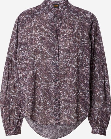 BOSS Blouse 'C_Berday_1' in Purple: front