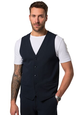 JP1880 Weste in Blau: Vorderseite