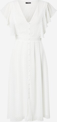 TFNC Skjortklänning 'THEA' i vit: framsida