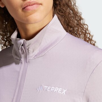 ADIDAS TERREX Athletic Fleece Jacket 'Multi' in Purple