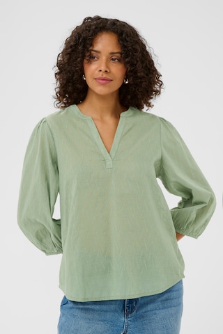 Kaffe - Blusa 'Gabriela' em verde: frente