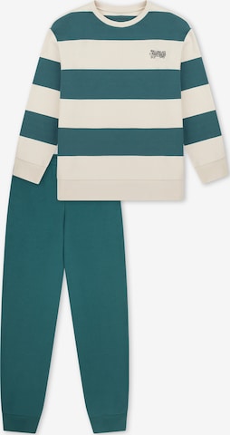 Pyjama ' Nightwear ' SCHIESSER en vert : devant