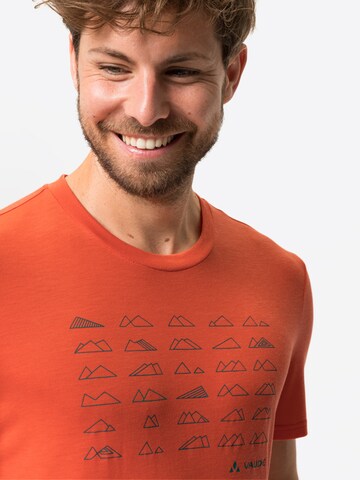 VAUDE Performance shirt 'Tekoa' in Red