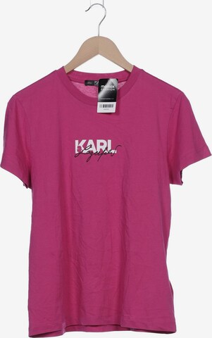 Karl Lagerfeld T-Shirt L in Pink: predná strana