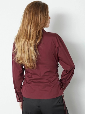co'couture Blouse 'PoppyCC ' in Rood