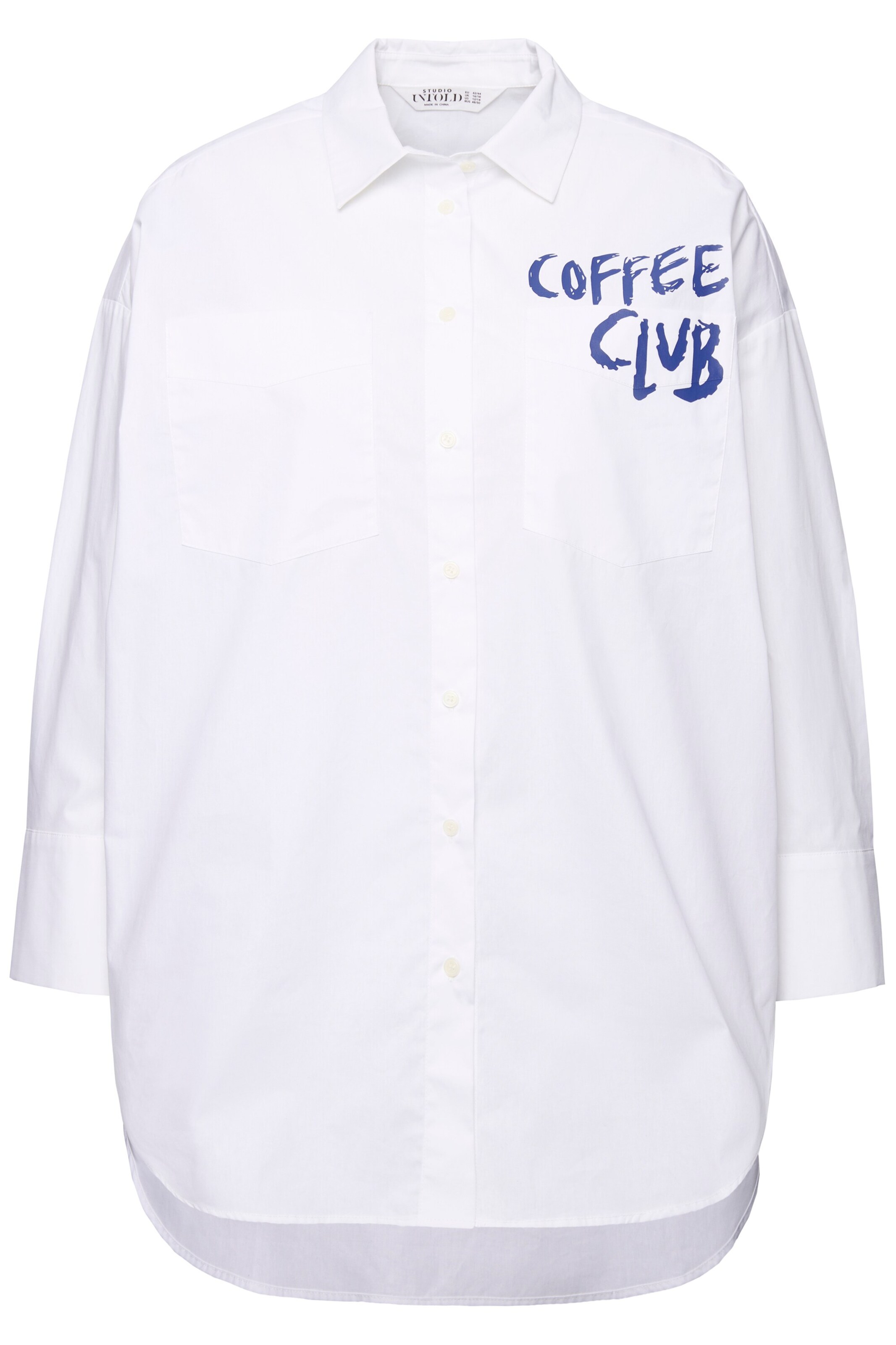Studio Untold Blouse in White: front
